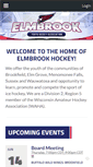 Mobile Screenshot of elmbrookyouthhockey.org